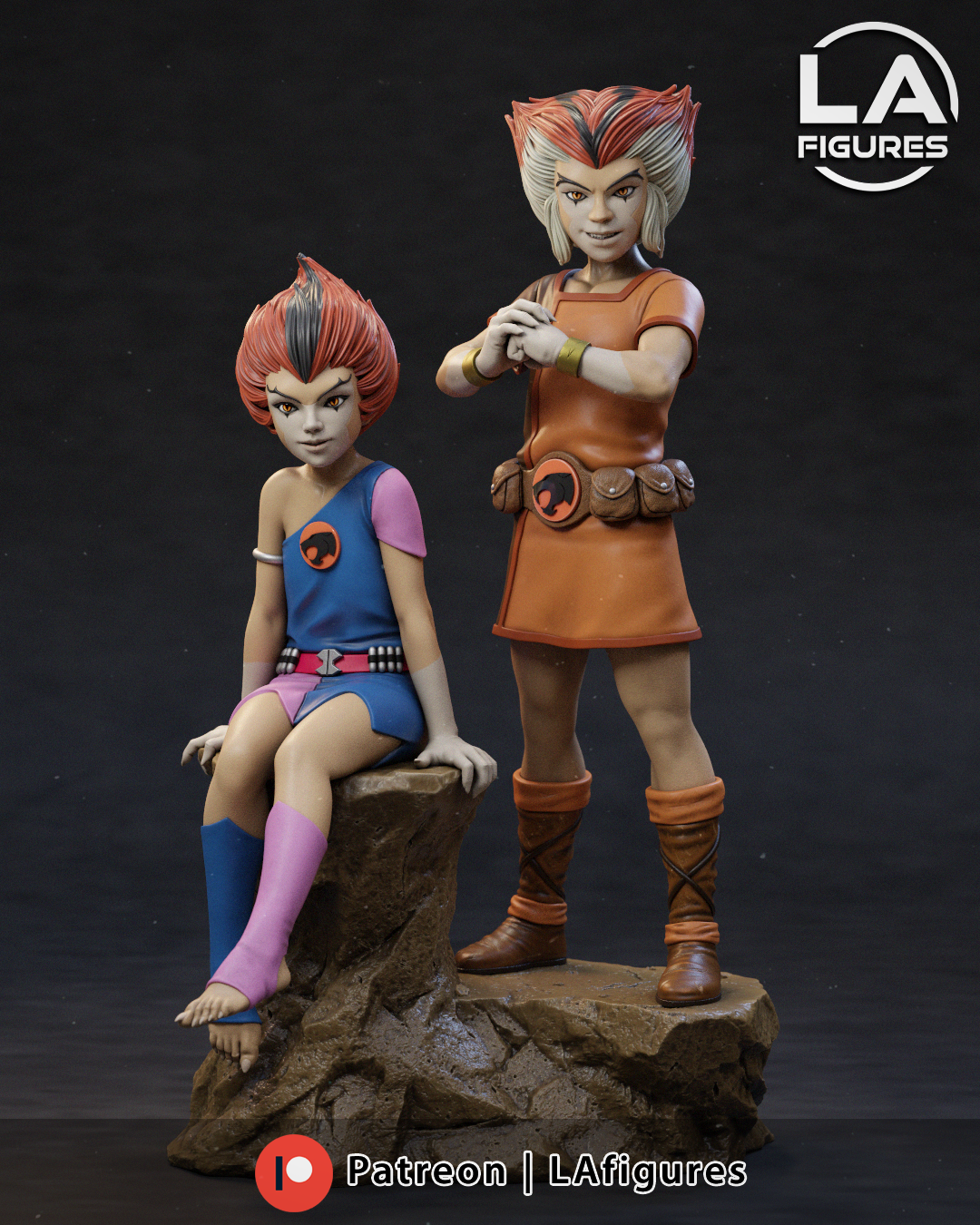 WILLY KIT WILLY KAT- THUNDERCATS - L.A FIGURES