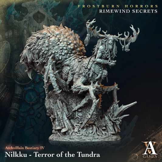 Nilkku - Terror of the Tundra BESTIARY Frostburn Horrors - Rimewind Secrets