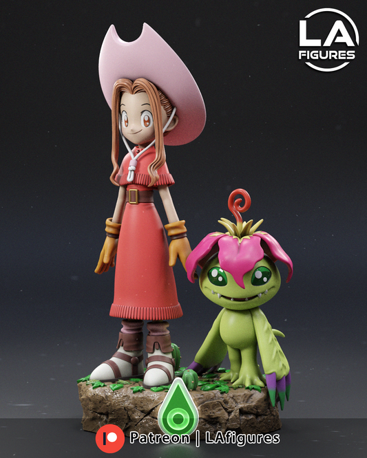 Mimi and Palmon- DIGIMON - L.A FIGURES