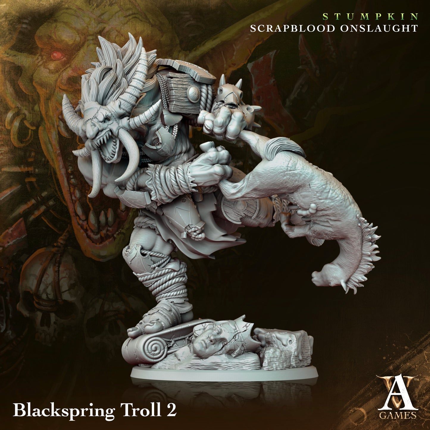 Blackspring Troll  Stumpkin - Scrapblood Onslaught