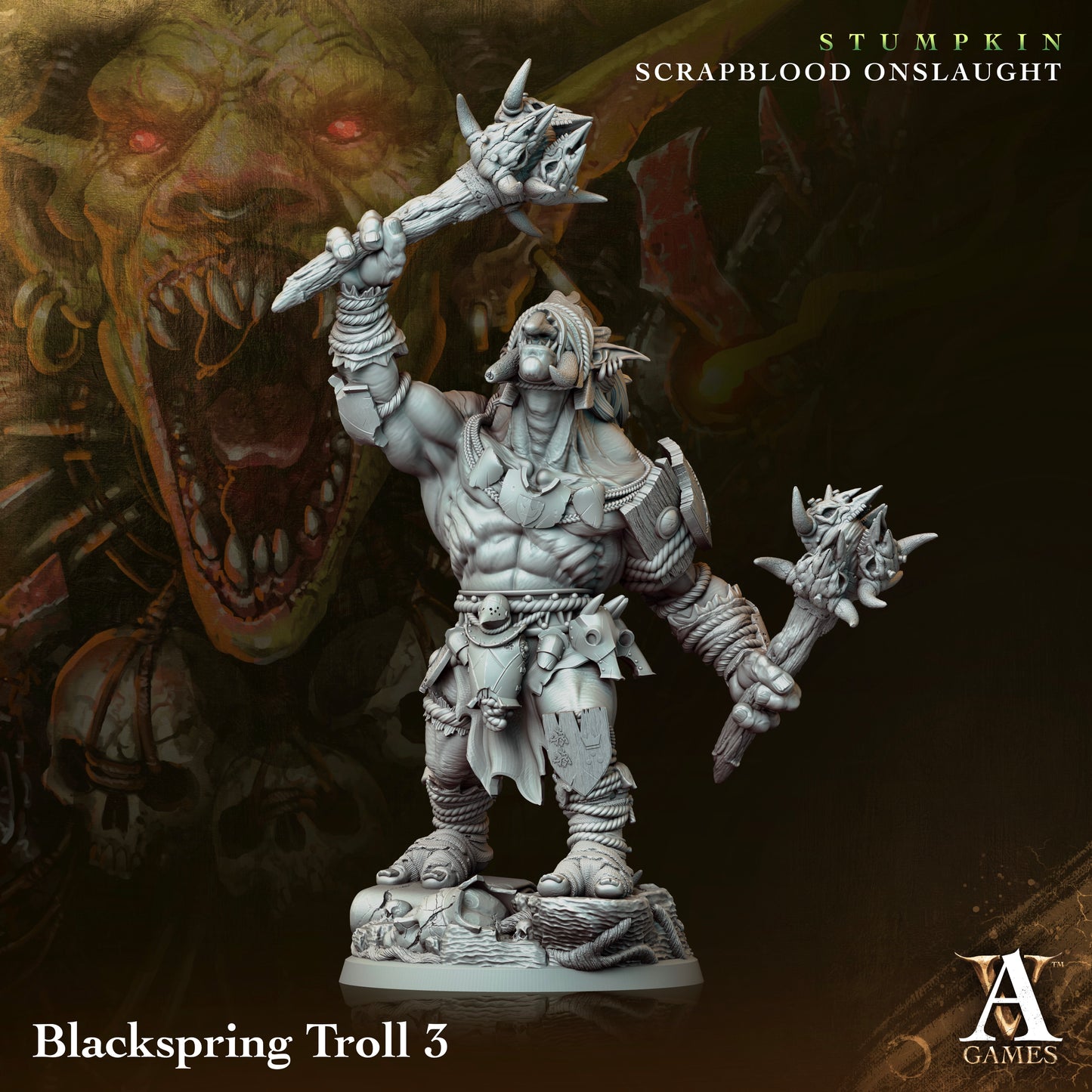 Blackspring Troll  Stumpkin - Scrapblood Onslaught