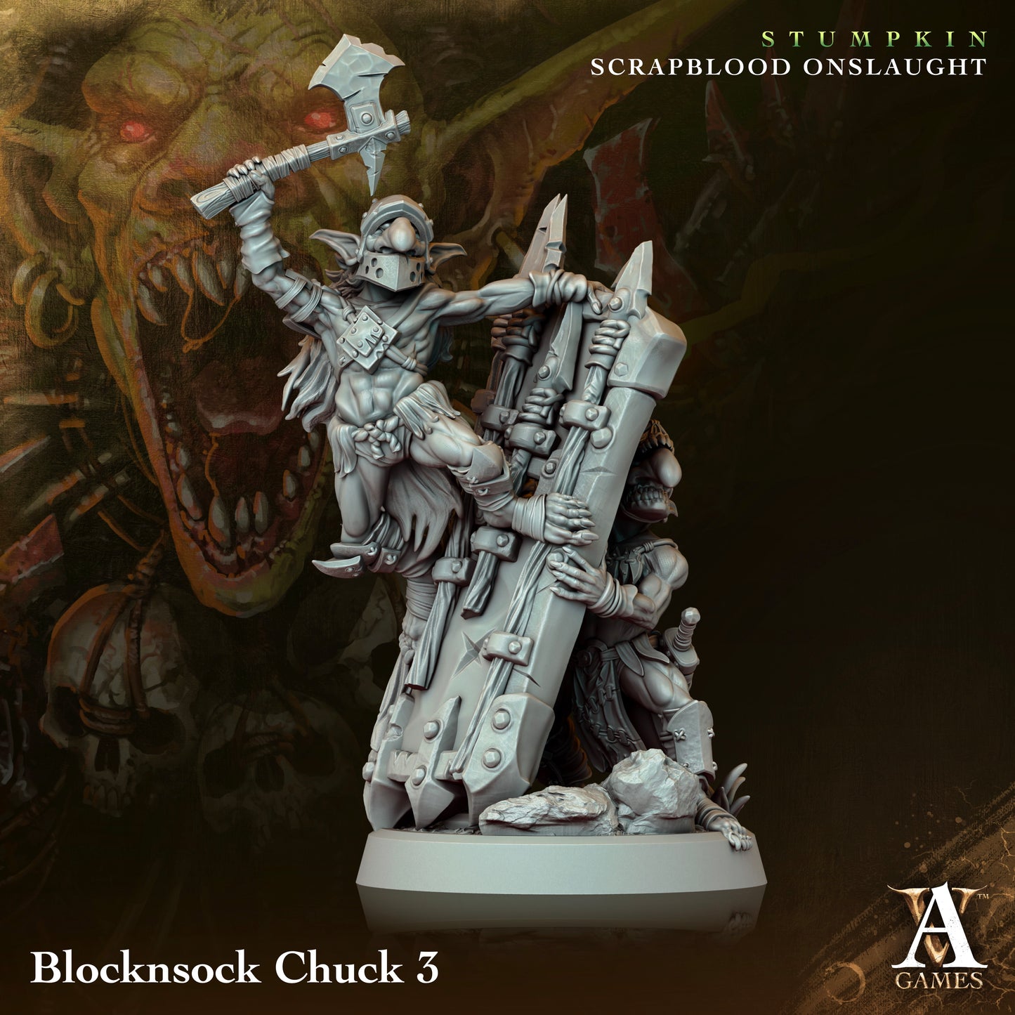 Blocknsock Chucks  Stumpkin - Scrapblood Onslaught