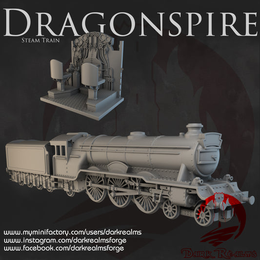 Tren de la Escuela de Magia Dragonspire 28mm/30mm