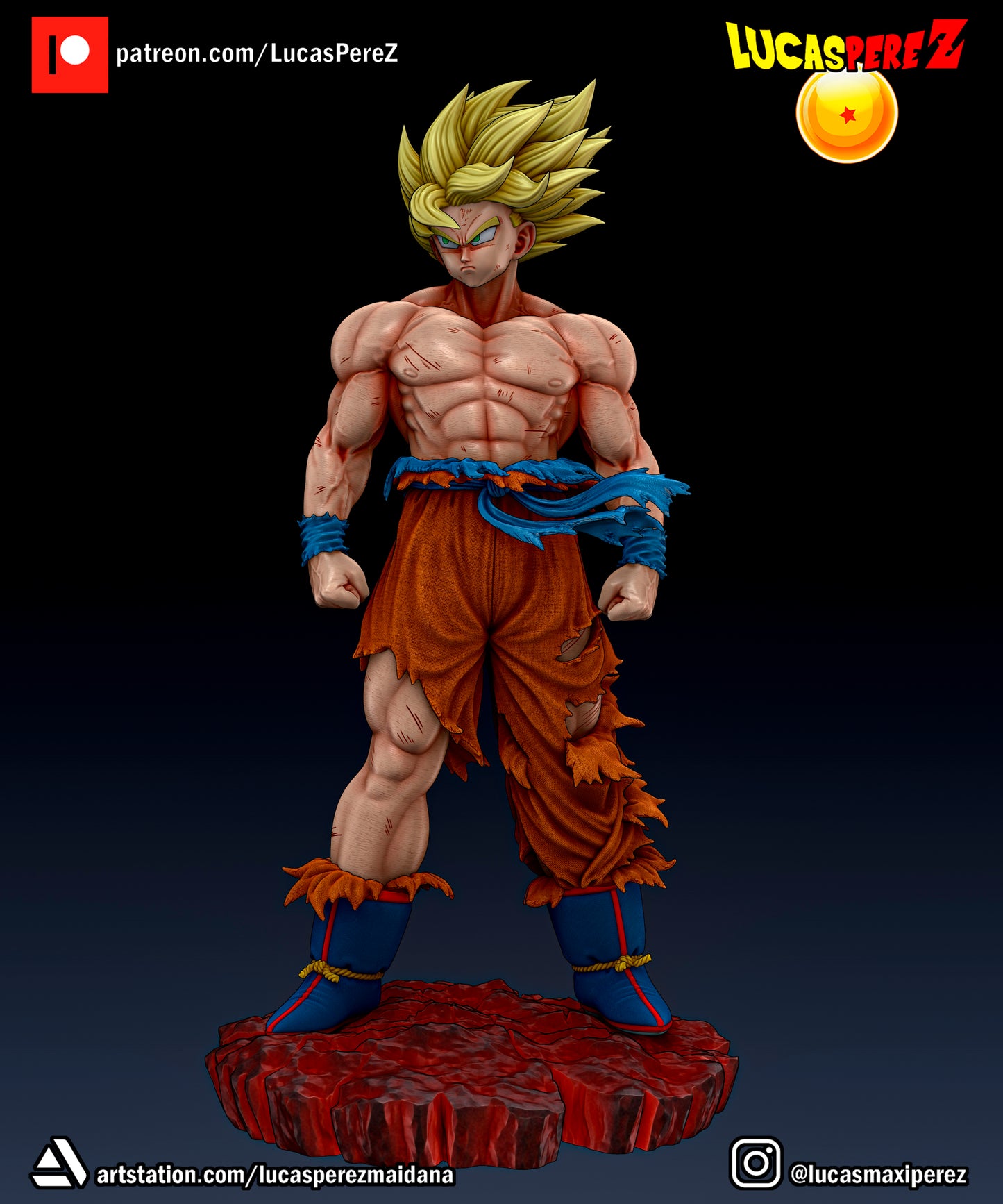 Goku Namek - dragon ball figures