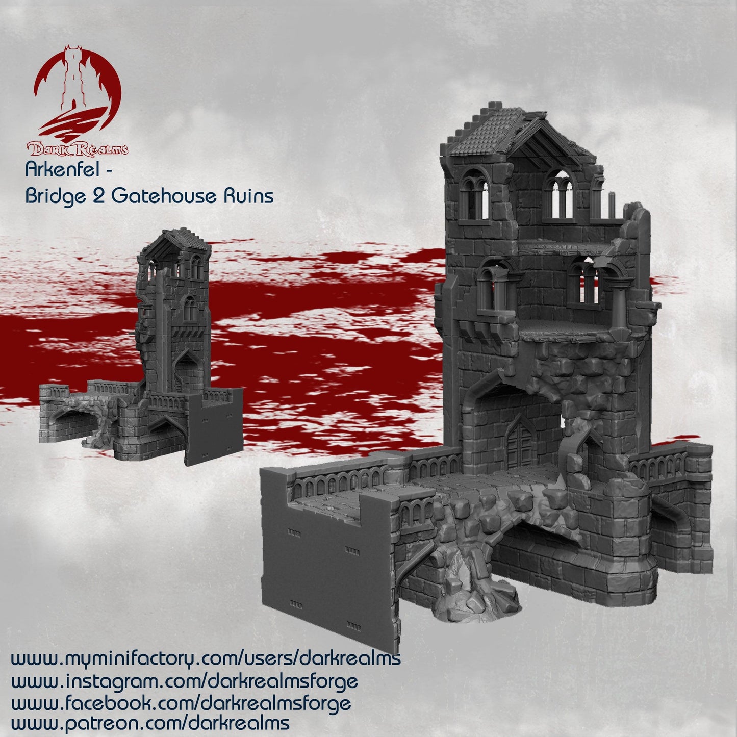 Gatehouse Ruinas terreno para wargames 28mm/30mm - TODO ROL SPAIN 