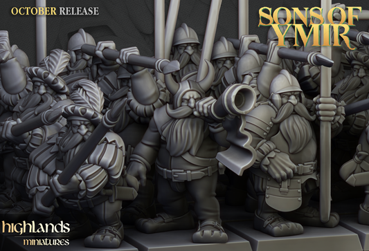 Dwarf Pikemen Unit (8) -  SONS OF YMYR