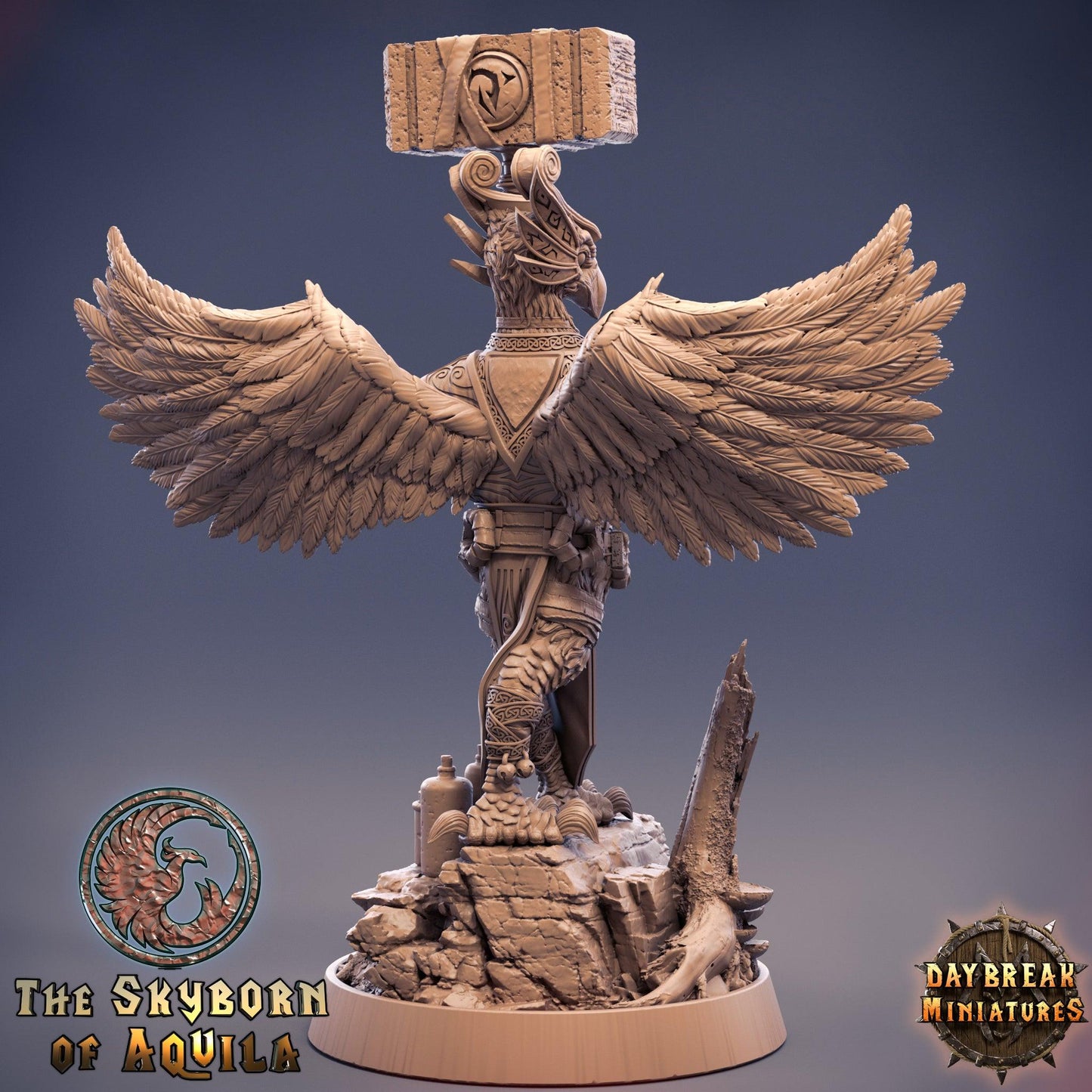 Peacock Guard Enok Bluefeather - The Skyborn of Aquila - TODO ROL SPAIN 