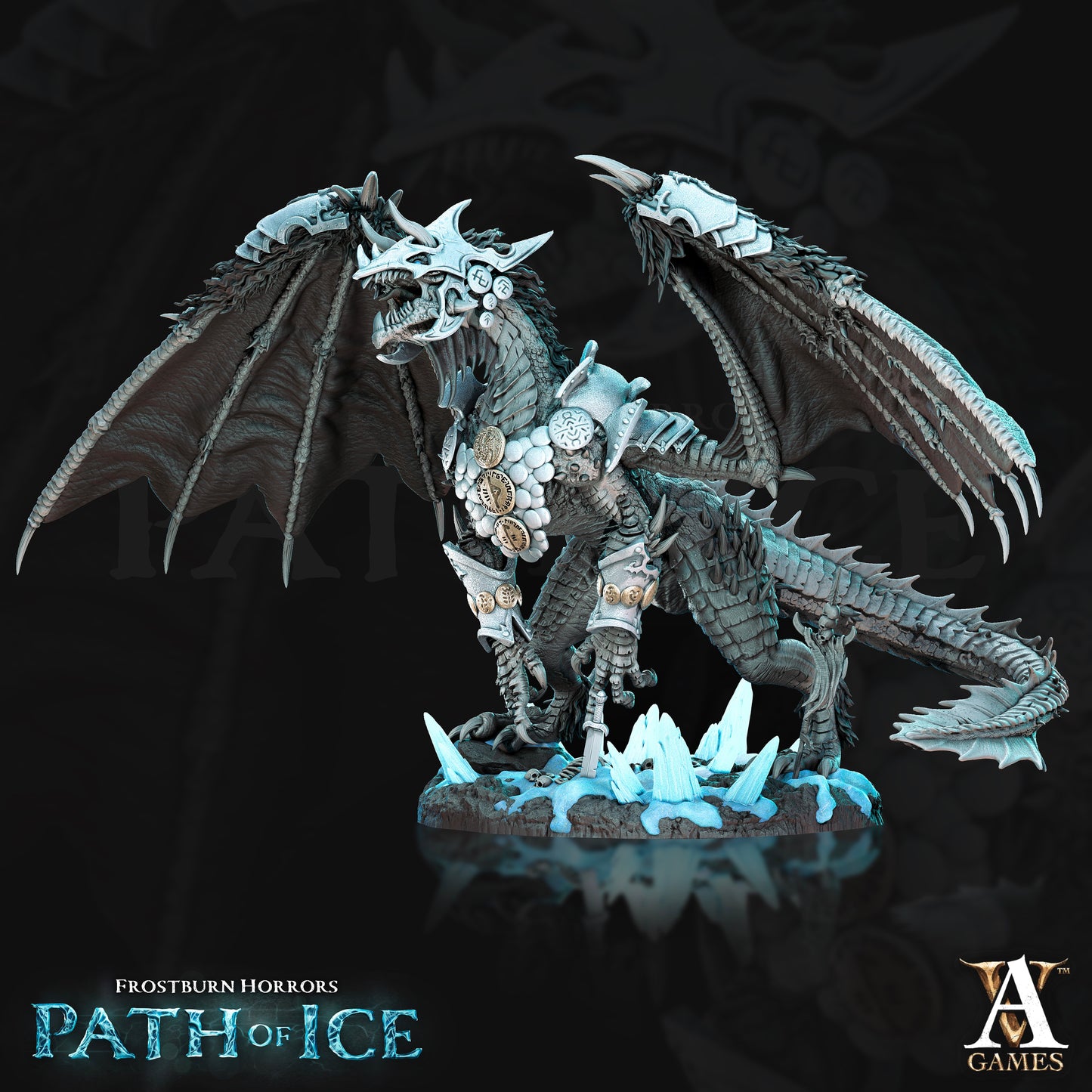 Valkoinen - Blizzard Dragon - PATH OF ICE