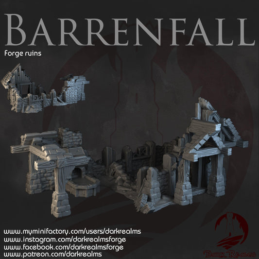 Forge Ruins Barrenfall para wargames 28mm/30mm - TODO ROL SPAIN 