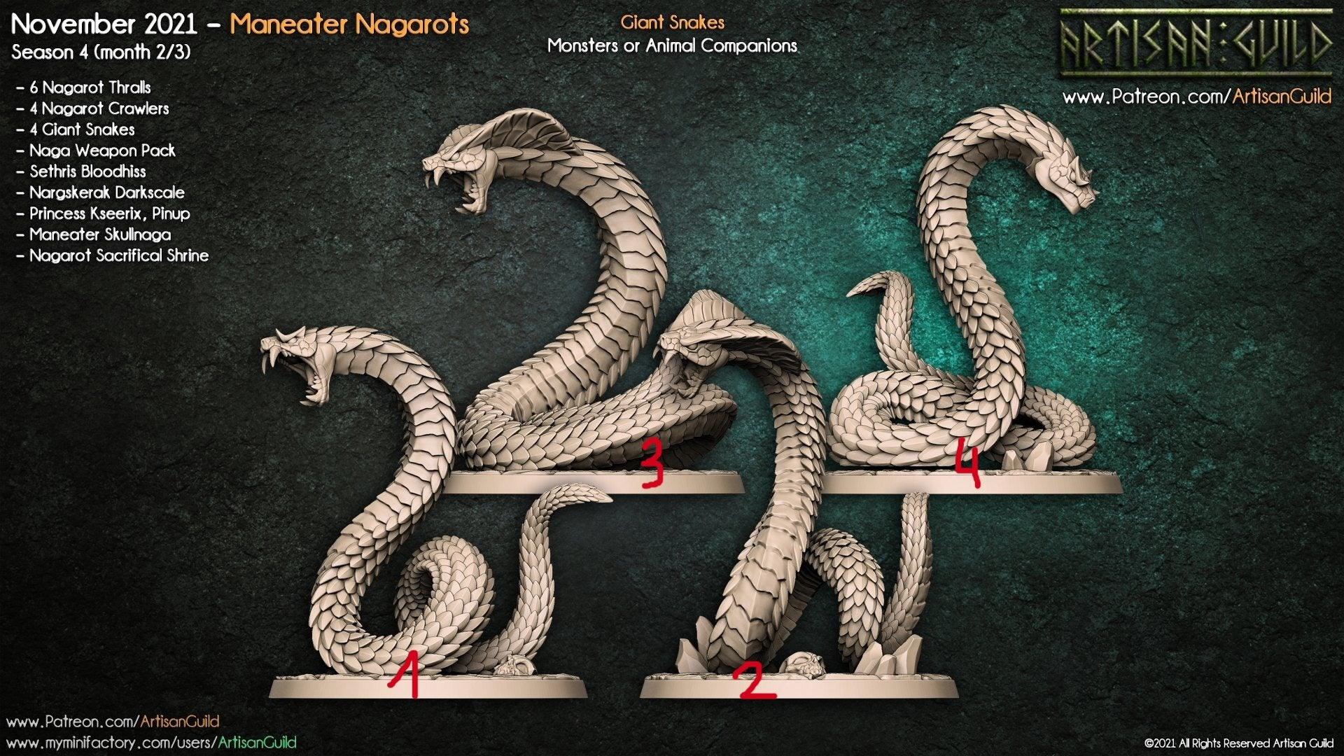 Nagarot Crawlers & Giant Snake - Maneaters Nagarots - TODO ROL SPAIN 