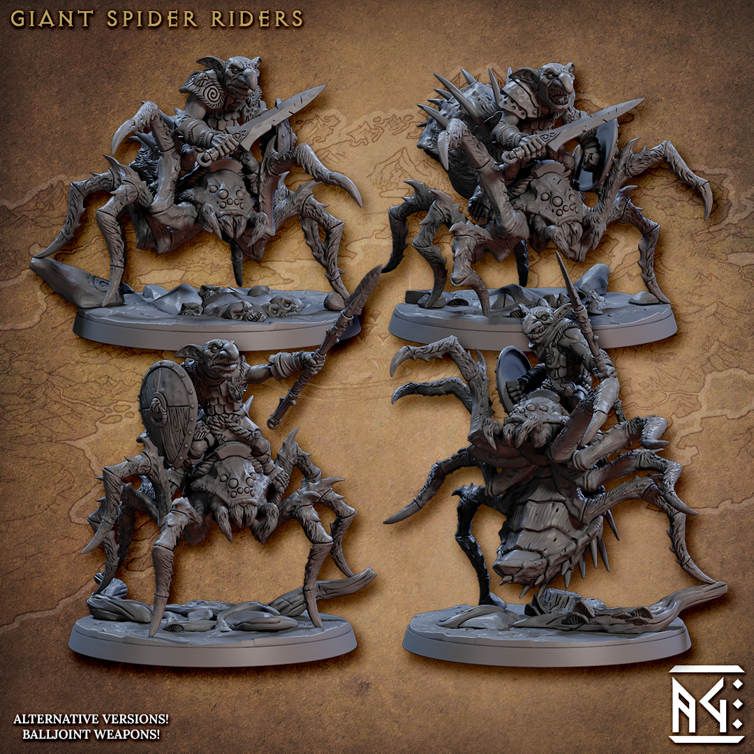 Giant Spider Riders - FALDORN GOBLINS