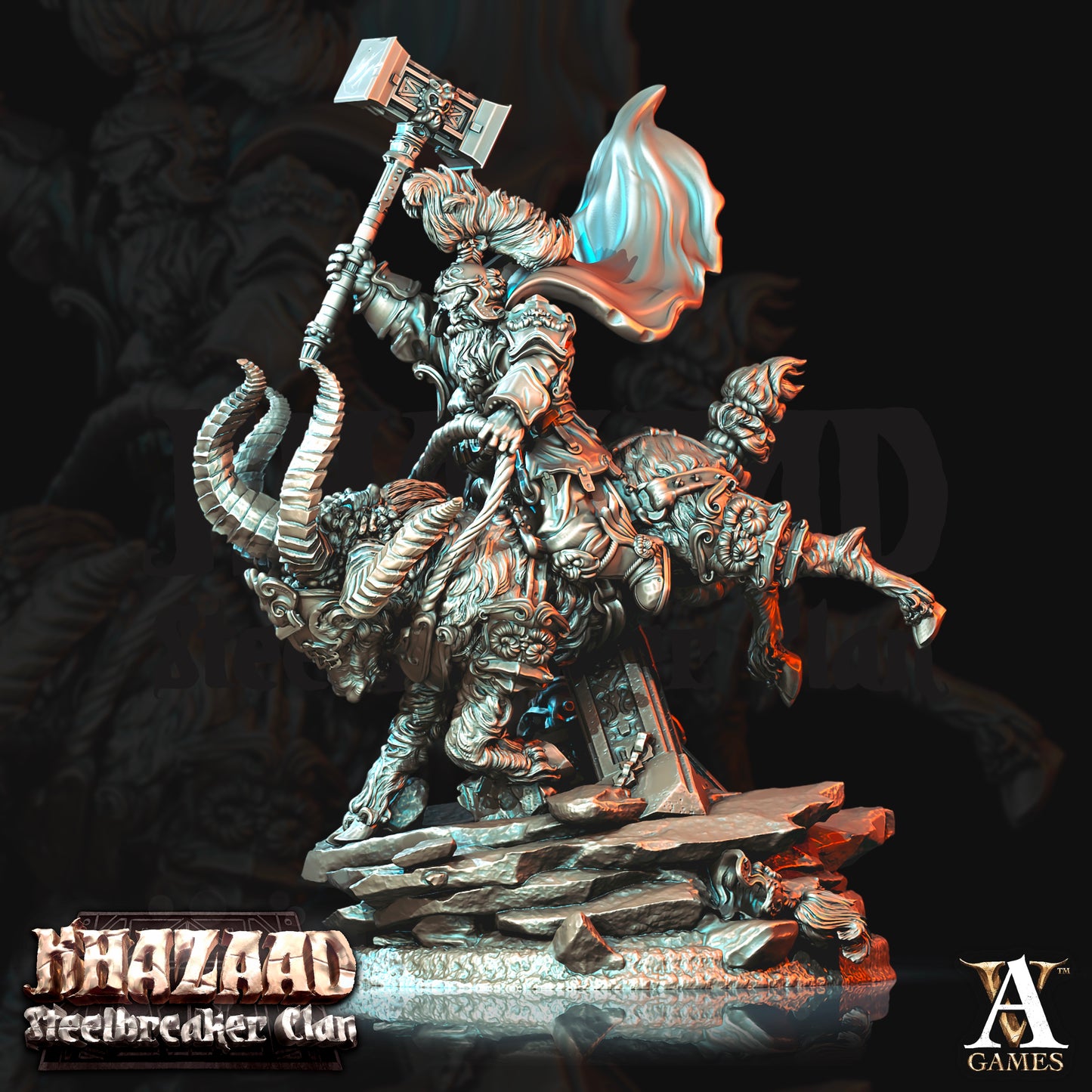 Steelbreaker Warriors  Ram Riders - Khazaad Stealbreaker Clan