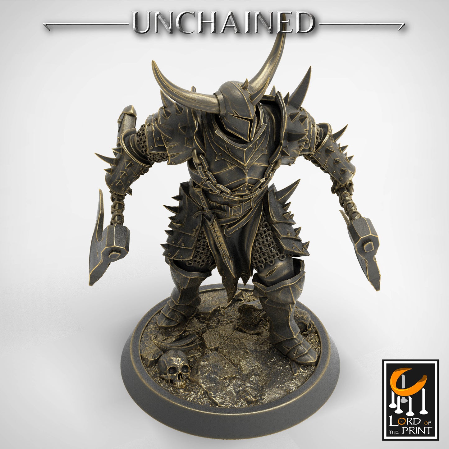 Light Soldiers - Dual Axe Stand - UNCHAINED ARMY