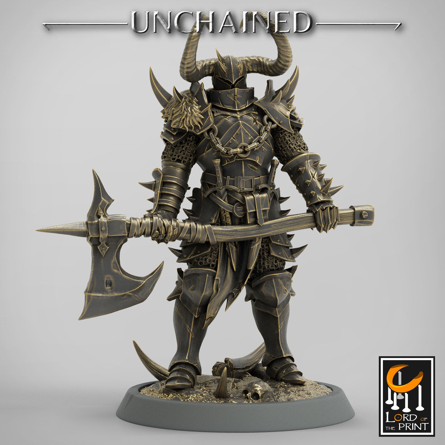 Light Soldiers - Great Axe Stand - UNCHAINED ARMY