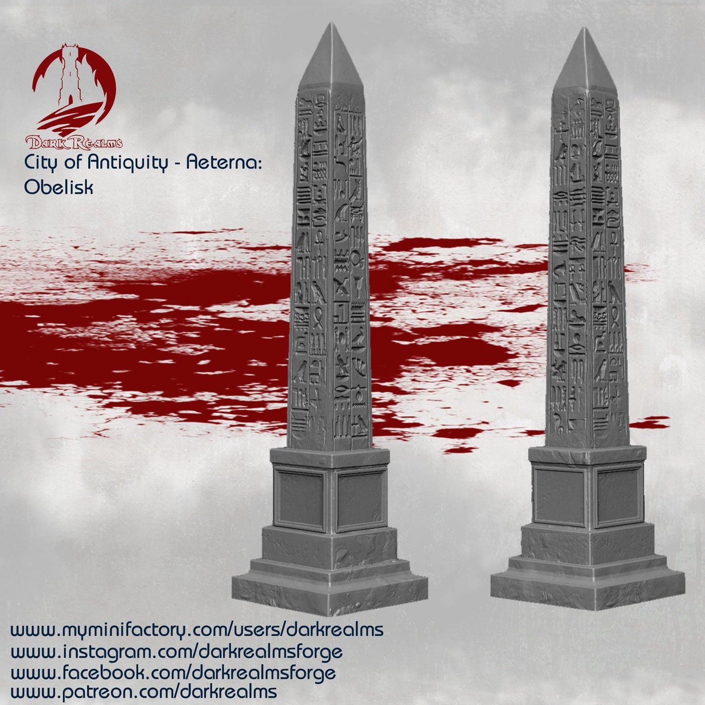 Obelisco - Ciudad de la Antigüedad terreno para wargames 28mm/30mm - TODO ROL SPAIN 