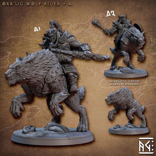 Orr'ug Wolf Rider   - ORCOS NOMADAS