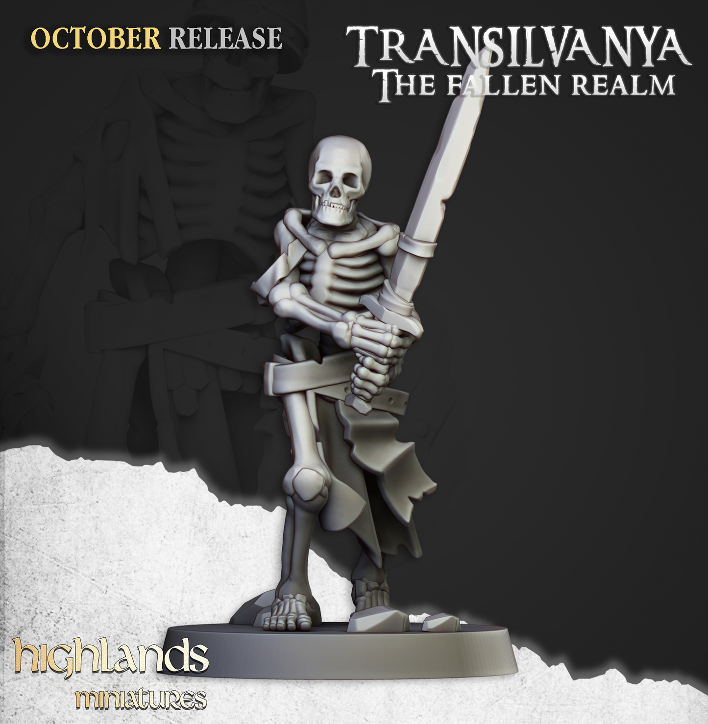 Skeleton Warrior with Swords (9)-  TRANSILVANIA
