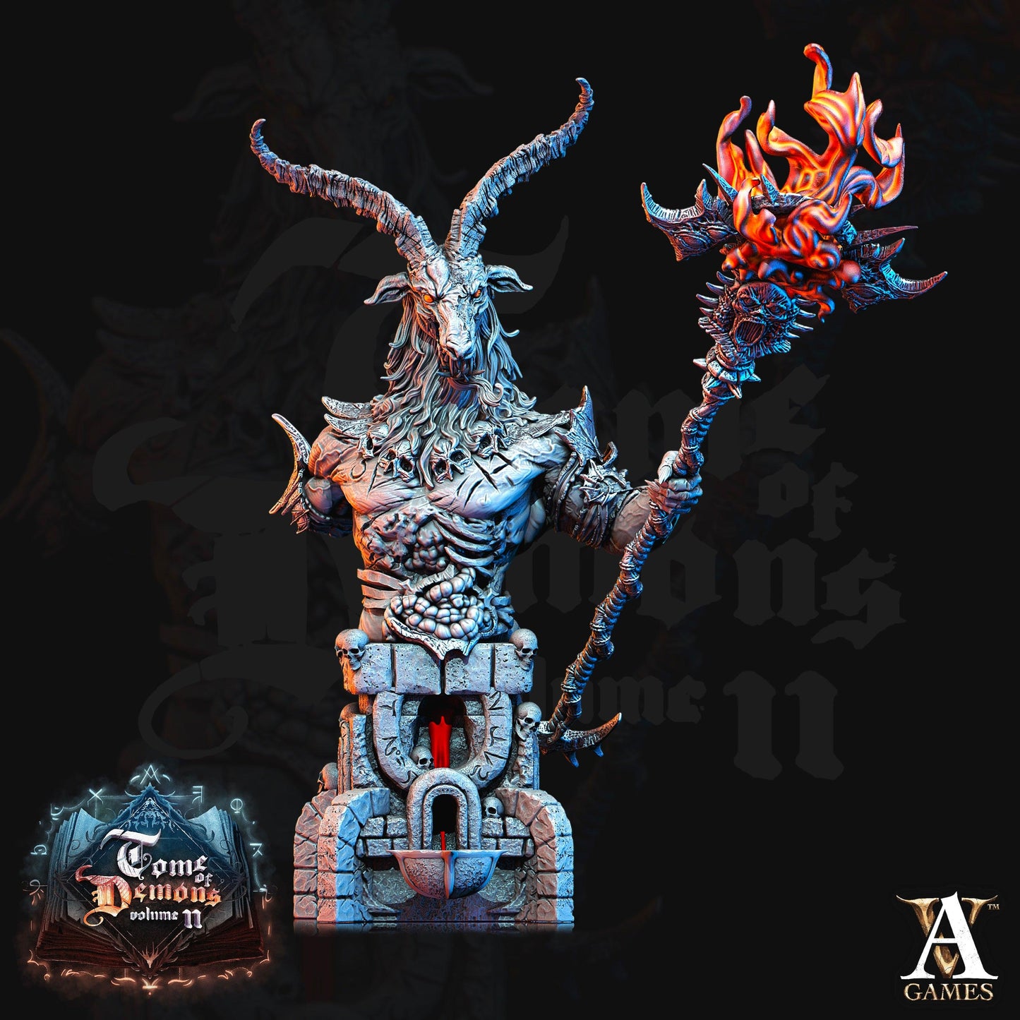 Bust ADRAMAL Seneschal of Orcus - Tome of Demons VOL. 2 - TODO ROL SPAIN 