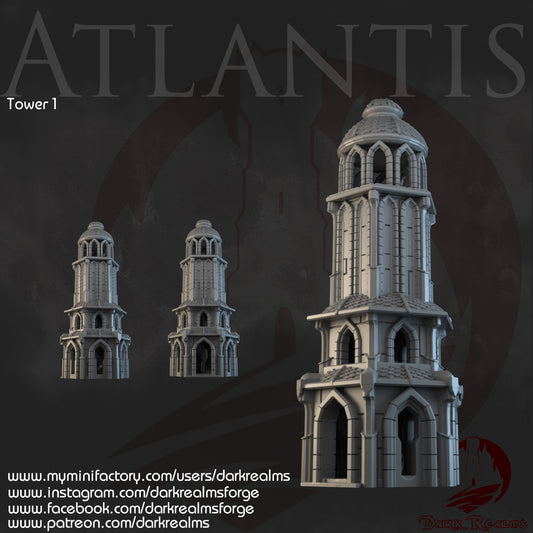 Torre Atlantis1 para wargames 28mm/30mm