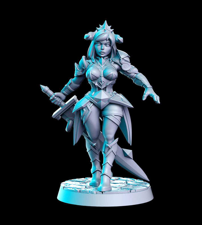 Varuna (Female Knight)  - Soul Fighter Tounament