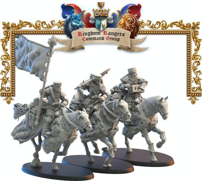 Comandantes Rangers Knights Lost Kingdom Reino de Mercia  (the 9th age, AOS, warhammer, Bretonia, King of War) - TODO ROL SPAIN 