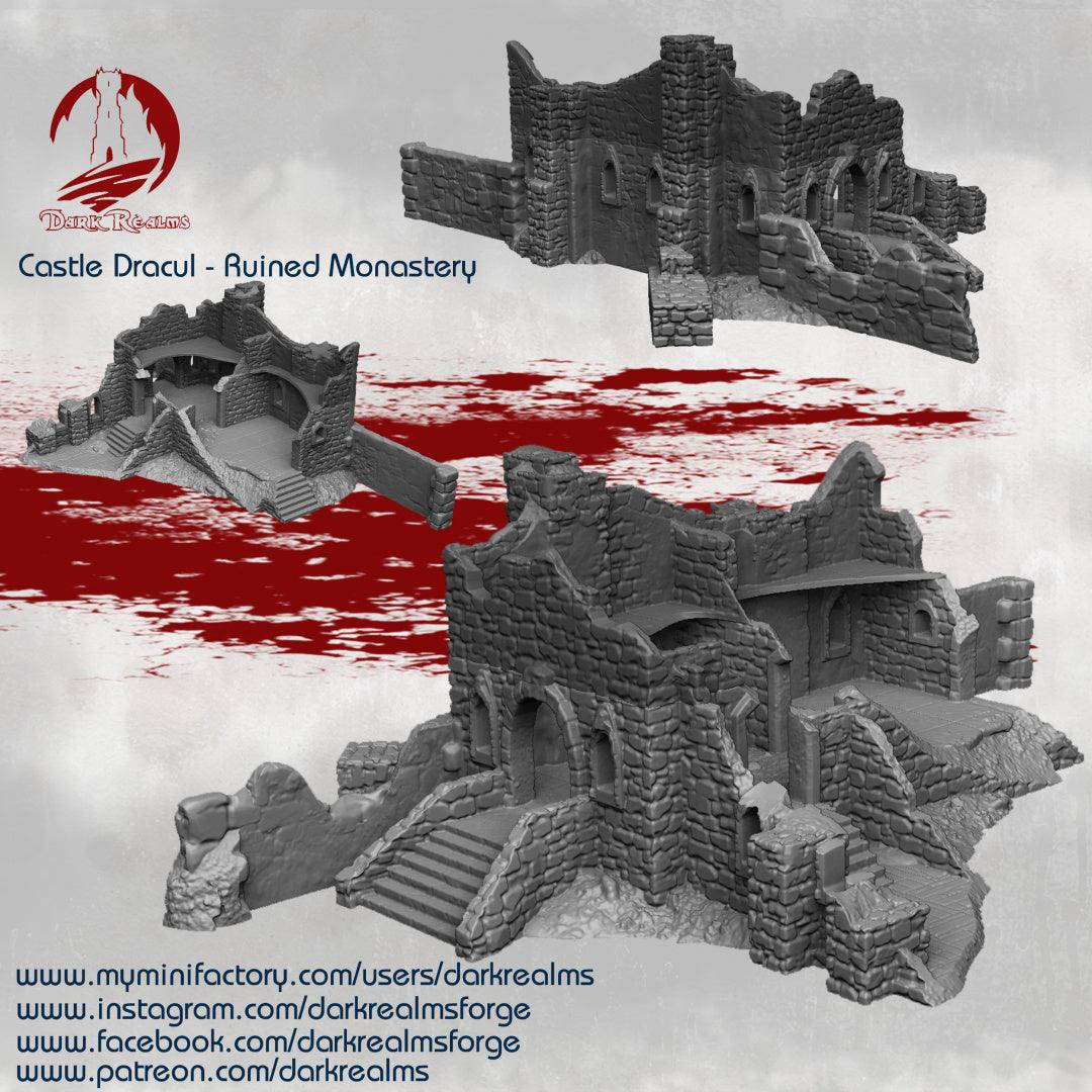 Ruinas Monasterio de Drácula  terreno para wargames 28mm/30mm - TODO ROL SPAIN 